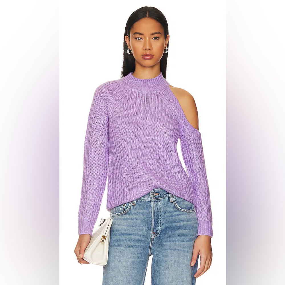 ALBA COLD SHOULDER SWEATER